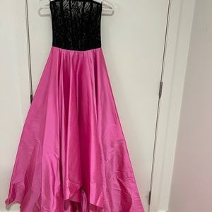 RASARIO pink corset gown